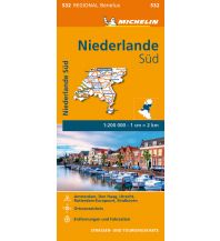 Straßenkarten Michelin Niederlande Süd Michelin
