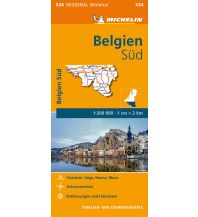 Straßenkarten Belgien Michelin Frankreich Straßenkarte 534, Belgien Süd 1:200.000 Michelin
