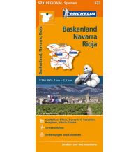 Straßenkarten Michelin Baskenland, Navarra, Rioja Michelin