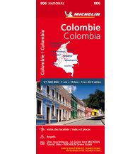 Road Maps Michelin France Map 806 - Colombie Colombia Kolumbien Michelin