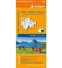 Road Maps Michelin Schweiz Süd-Ost Michelin