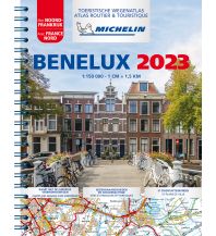 Road & Street Atlases Michelin Straßenatlas Benelux mit Spiralbindung Michelin