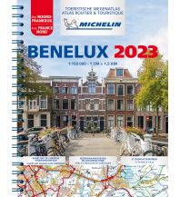 Reise- und Straßenatlanten Michelin Straßenatlas Benelux mit Spiralbindung Michelin