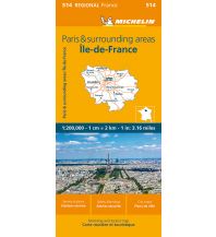 Straßenkarten Frankreich Michelin Ile de France Michelin