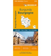 Straßenkarten Frankreich Michelin Burgund Michelin