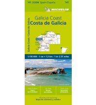 Straßenkarten Spanien Michelin Costa de Galicia, Galicische Küste Michelin