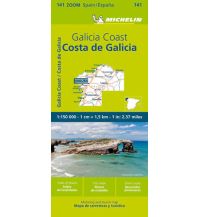 Straßenkarten Spanien Michelin Costa de Galicia, Galicische Küste Michelin