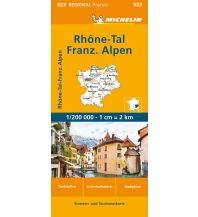 Road Maps France Michelin Rhonetal - Französiche Alpen Michelin