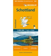 Straßenkarten Michelin Schottland Michelin