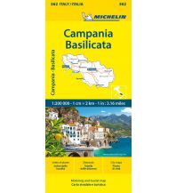 Straßenkarten Italien Michelin Kampanien, Basilikata Michelin