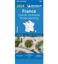 Road Maps France Michelin Frankreich Fernrouten 2023 Michelin