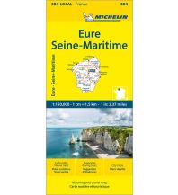 Road Maps France Michelin Straßenkarte Local 304 Frankreich, Normandie Ost 1:150.000 Michelin