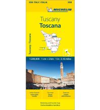 Road Maps Italy Michelin Regionalkarte 358 Italien, Toskana 1:200.000 Michelin