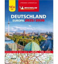 Road & Street Atlases Michelin Straßenatlas Deutschland & Europa 2023/2024 Michelin