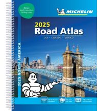 Road & Street Atlases Michelin Roadatlas Straßenatlas USA Canada Mexico Michelin usa