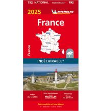 Road Maps France Michelin Frankreich 2025 (widerstandsfähig) Michelin