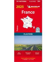 Road Maps Michelin Frankreich 2025 (plastifiziert) Michelin