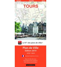 Stadtpläne Blay Foldex Stadtplan Frankreich - Tours 1:10.000 Cartes-Plans-Guides Blay-Foldex