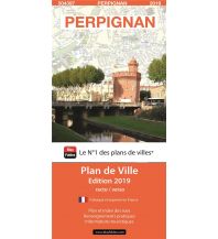 City Maps Blay Foldex Stadtplan Frankreich - Perpignan 1:10.000 Cartes-Plans-Guides Blay-Foldex