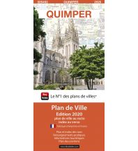 City Maps Blay Foldex Stadtplan Frankreich - Quimper 1:10.000 Cartes-Plans-Guides Blay-Foldex