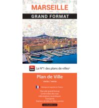 Stadtpläne Blay Foldex Stadtplan Grand Format Marseille Cartes-Plans-Guides Blay-Foldex