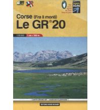 Weitwandern Weitwanderkarte Le GR 20 Corse 1:50.000 Libris