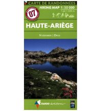 Hiking Maps Pyrenees Carte de Randonnees 7 Pyrenäen - Haute-Ariege, Vicdessos, Orlu 1:50.000 Rando Editions