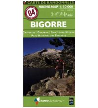 Hiking Maps Pyrenees Carte de Randonnees 4 Pyrenäen - Bigorre - Parc National des Pyrenees 1:50.000 Rando Editions