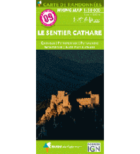 Wanderkarten Pyrenäen Carte de Randonnees 09 Pyrenäen - Le Sentier Cathare 1:55.000 Rando Editions