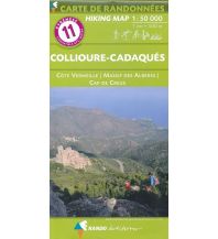 Hiking Maps Spain Carte de Randonnées 11 Pyrenäen, Collioure-Cadaqués 1:50.000 Rando Editions