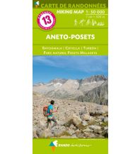 Hiking Maps Carte de Randonnees 13 Pyrenäen - Aneto-Posets 1:50.000 Rando Editions