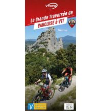 Mountainbike Touring / Mountainbike Maps VTopo MTB-Karte La Grande Traversée de Vaucluse à VTT Vtopo 