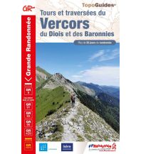 Long Distance Hiking FFRP Topo Guide 904, Tour et traversées du Vercors FFRP