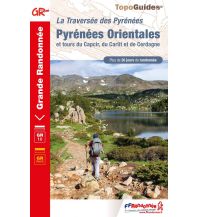 Long Distance Hiking FFRP Topo Guide 1092, La Traversée des Pyrénées Orientales - GR 10 FFRP