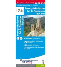 Hiking Maps France IGN WK 2249 OT-R Top 25 Frankreich - Bourg-Madame/Col de Puymorens/Pic Carlit 1:25.000 IGN