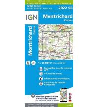 Hiking Maps France IGN WK 2022 SB Top 25 Frankreich - Montrichard - Contres 1:25.000 IGN