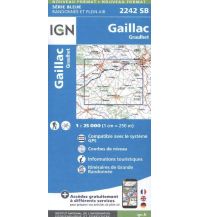 Hiking Maps France IGN Karten, Serie Blue Gaillac, Graulhet IGN