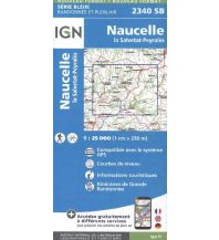 Hiking Maps France IGN Karten, Serie Blue Naucelle, La Salvetat-Peyrales IGN