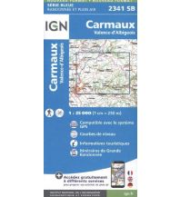 Hiking Maps France IGN Karten, Serie Blue Carmaux, Valence-d'Albigeois IGN