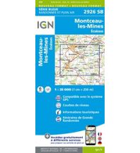 Hiking Maps France IGN Karten, Serie Blue Montceau-les-Mines IGN