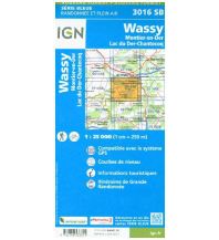 Hiking Maps France IGN Karten, Serie Blue Wassy, Montier IGN