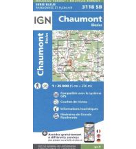 Hiking Maps France IGN Karten, Serie Blue Chaumont Biesles IGN