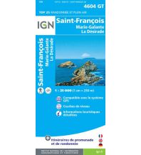 Hiking Maps North and Central America IGN Carte 4604 GT, Saint-François 1:25.000 IGN