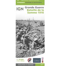 Road Maps IGN Spezialkarte Frankreich - Bataille de la Somme 1:75.000 IGN