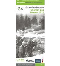 Road Maps IGN Spezialkarte Frankreich - Grande Guerre - Chemin des Dames 1:75.000 IGN