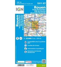 Wanderkarten IGN WK 1911 ET Top 25 Frankreich - Rouen  Forets Rouennaises  PNR des Boucles de la Seine Normandie 1:25. IGN