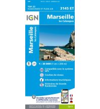 Wanderkarten Frankreich IGN Carte 3145 ET, Marseille, Les Calanques 1:25.000 IGN