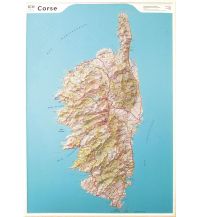 Reliefkarten IGN Reliefkarte Carte en relief Frankreich - Corse / Korsika 1:180.000 IGN