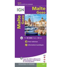 Straßenkarten Malta IGN Outre-Mer - Malta Gozo 1:50.000 IGN