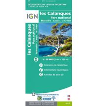 Hiking Maps France IGN Sonder-Wanderkarte Les Calanques 1:15.000 IGN